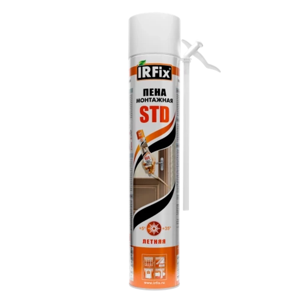 IRFix STD Пена монтажная бытовая 750мл (Лето)