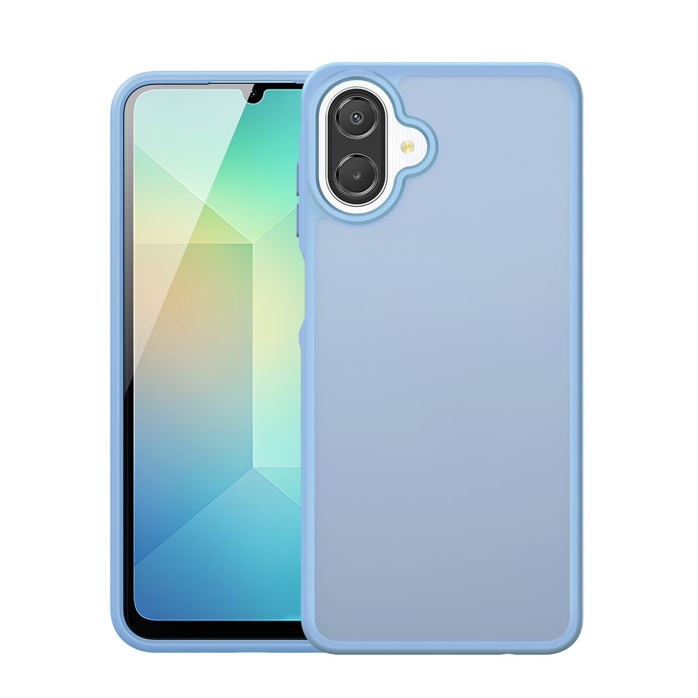 Матовый чехол светло-синего цвета для Samsung Galaxy A08 4G, Galaxy A07 (4G, 5G) и Galaxy A06 (4G, 5G), серия Yind Series от Dux Ducis