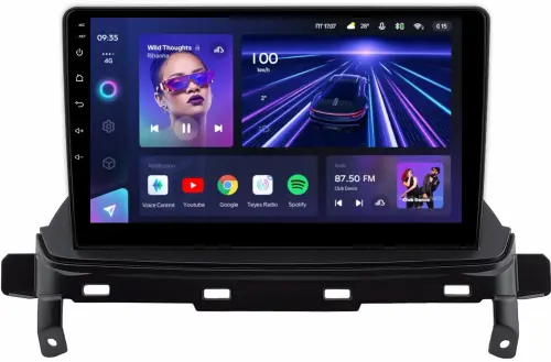 Магнитола для Mitsubishi Eclipse Cross (взамен ШГУ-планшета) - Teyes CC3L монитор 9" IPS на Android 10, CarPlay, 4G SIM-слот