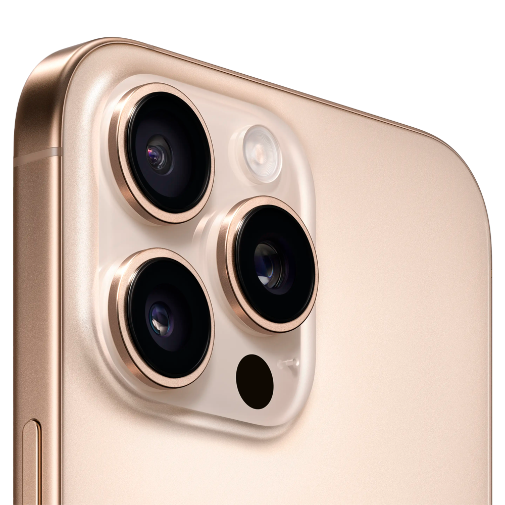 Смартфон Apple iPhone 16 Pro Max 256GB, Nano-SIM + eSIM, Desert Titanium (Пустынный титановый)