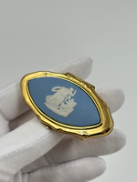 Футляр для помады голубой Wedgwood by Stratton