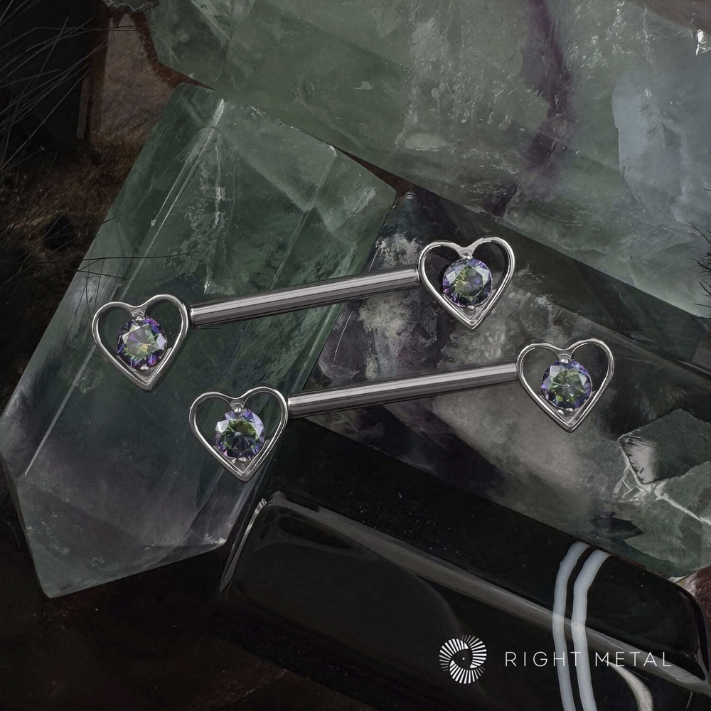 Штанга Love Mini Mystic Topaz Б/Р 1.6мм