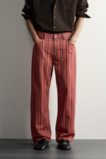 БРЮКИ STRAIGHT FIT В ПОЛОСКУ — ZARA · 0840/380