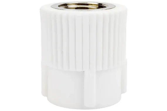 Муфта TEBO сварка ВР 25*1/2" белая 35153