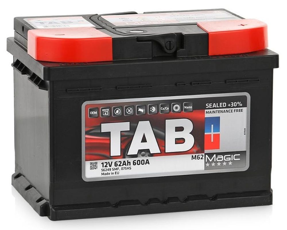 TAB Magic MF 6CT- 62 ( 189063 ) аккумулятор TAB Magic MF 6CT- 62 ( 189063 ) аккумулятор