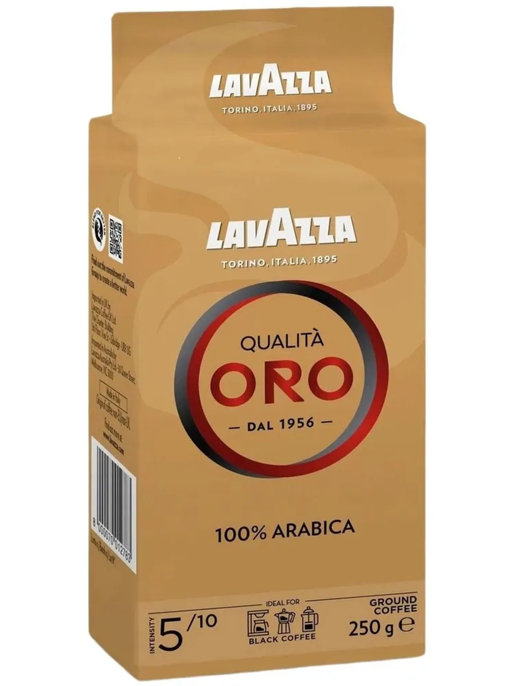 Кофе молотый Lavazza Qualita Oro (в/у), 250 гр.