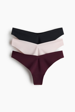 Трусы-стринги, не оставляющие следов, Lycra®, 3 шт. - H&M