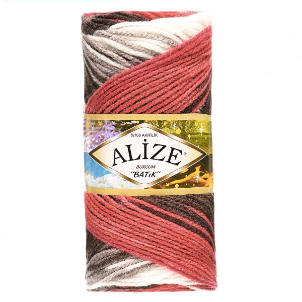 Пряжа Alize (Ализе) Burcum Batik / уп.5 мот. по 100 г, 210м, 1984 секционный A