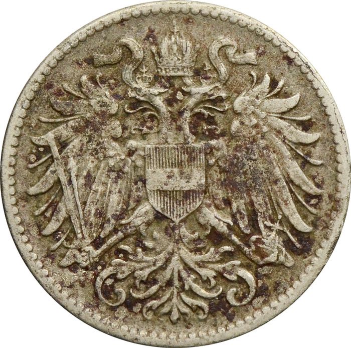 10 геллеров 1916 Австрия VF