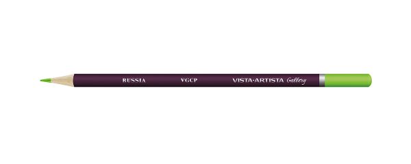 Карандаш цветной художественный заточенный, 6 шт, 601 Лайм (Lime), Vista-Artista Gallery VGCP