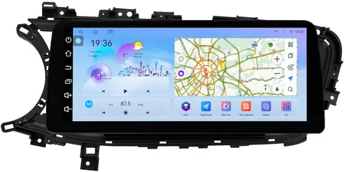 Магнитола для KIA Optima 3 TF 2013-2015 - FarCar S500-TS18 монитор 12.3" 2K QLED на Android 14, Быстрая, CarPlay, 4G SIM-слот