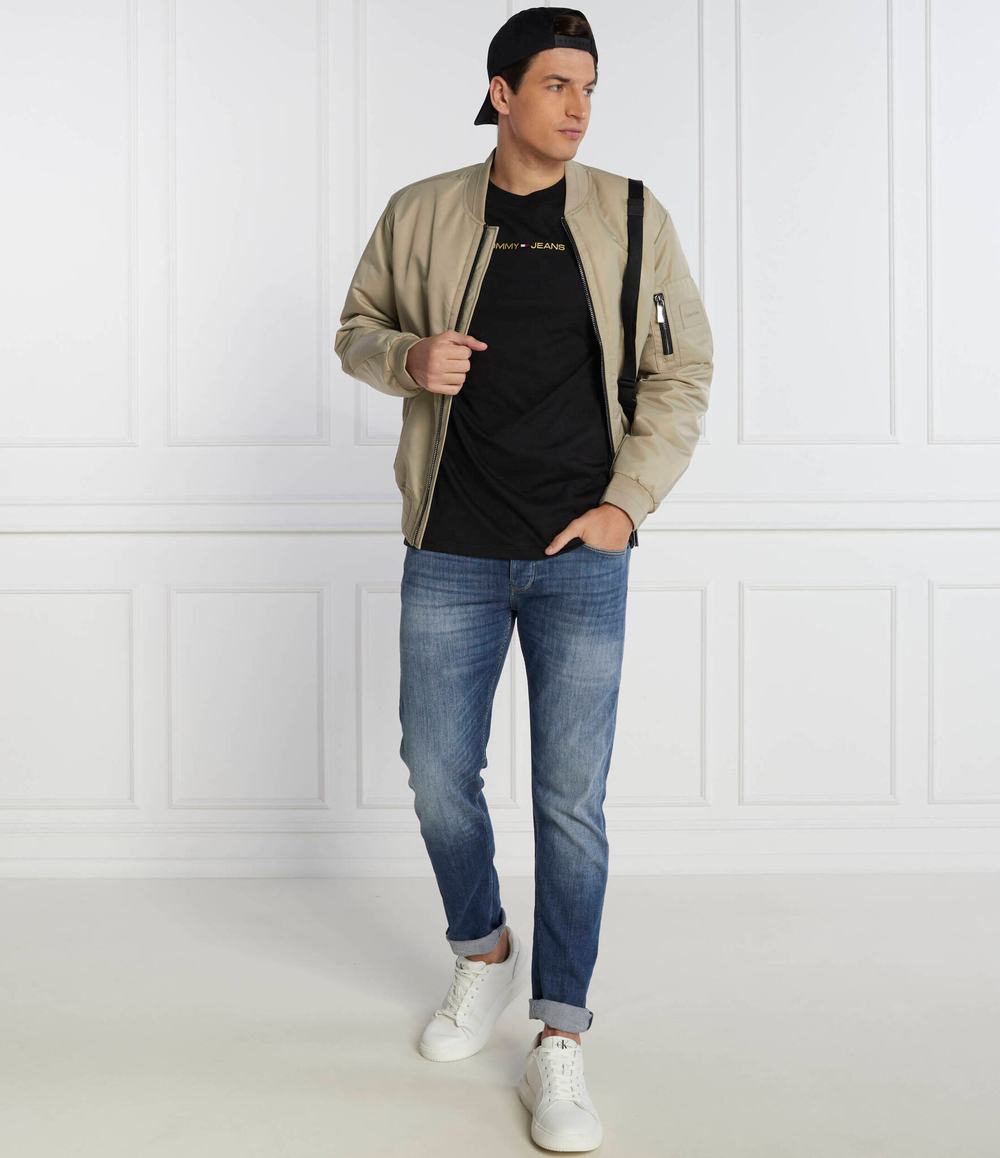 Футболка GOLD LINEAR Tommy Jeans - черный(DM0DM17728)