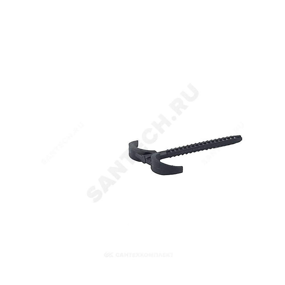 Крюк двухсторонний L=12см для труб Дн 10-32 Rehau 12657091001
