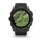 Fenix 8 - 51 мм, AMOLED, Sapphire (угольно-серый DLC, пепельно-черный силиконовый ремешок)