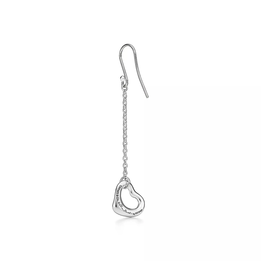 Серьги из серебра💙Tiffany  , Open heart , Elsa Peretti-В наличии