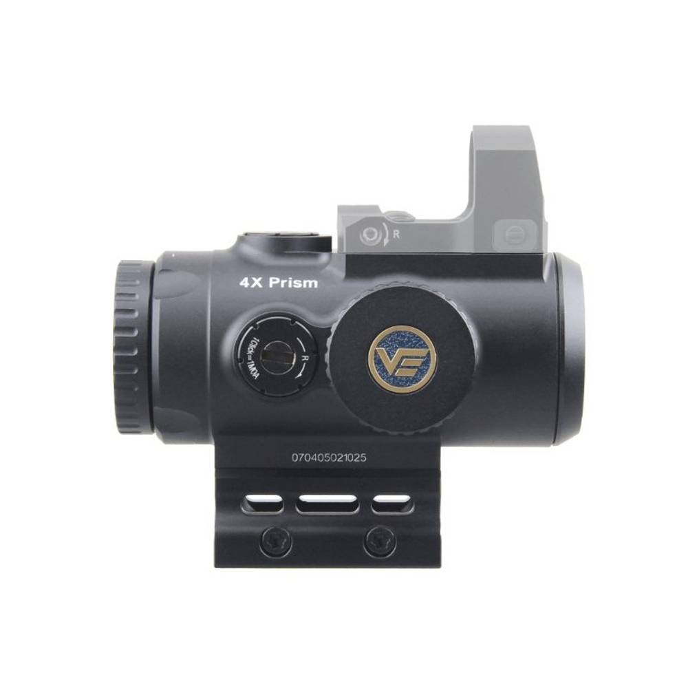 Призматический прицел Vector Optics Paragon 4x24 Micro Prism (закрытый, объектив 24мм, 1 МОА, метка баллистическая красная, picatinny/weaver, IP67)