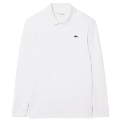 Теннисная футболка Lacoste Regular Fit Ultra Dry Long Sleeved Golf - white