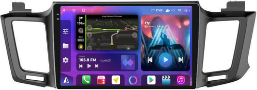 Магнитола для Toyota RAV4 4 2012-2019 - FarCar S500-TS10 монитор 10.36" QLED на Android 14, Быстрая, CarPlay, 4G SIM-слот