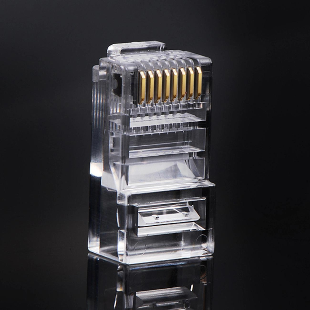 Коннектор RJ-45 (UTP) CAT 5e, 100 шт, Ugreen 50246