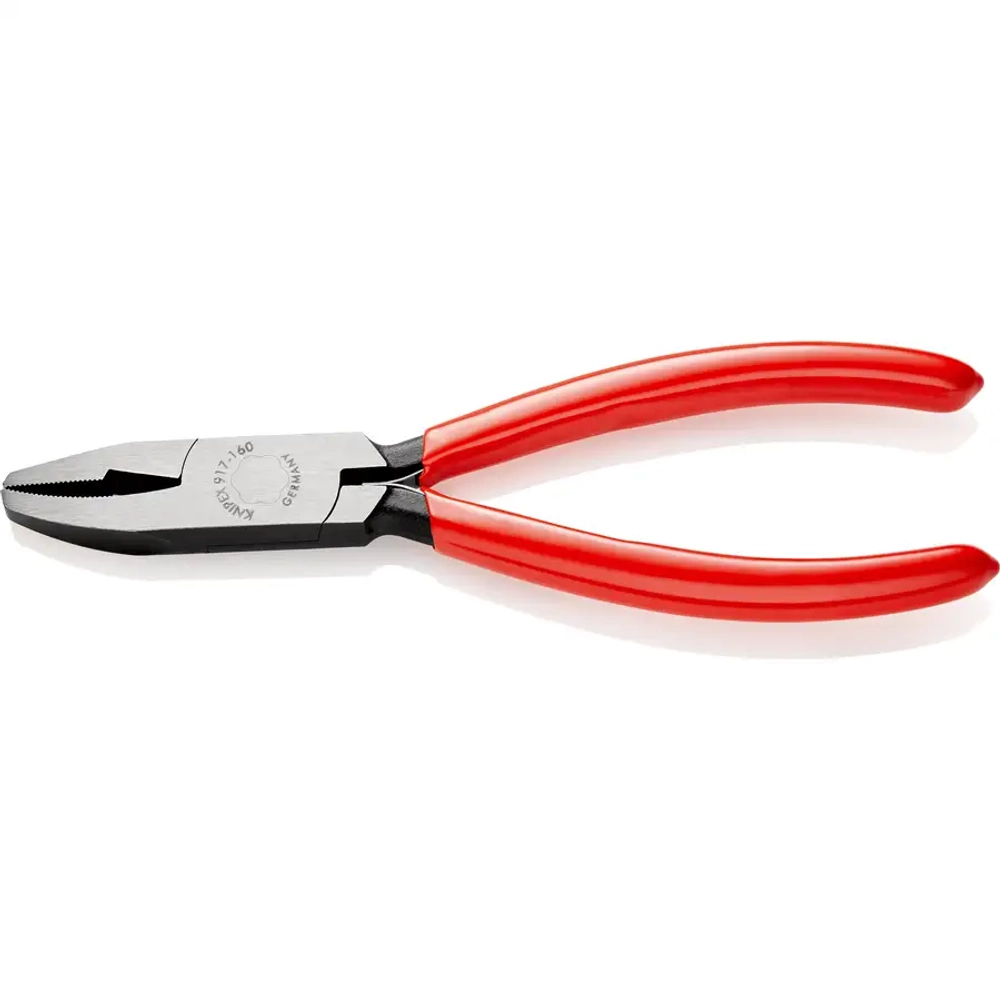 Плоскогубцы для отламывания стеклянных полосок черненые 160 мм Knipex 91 71 160