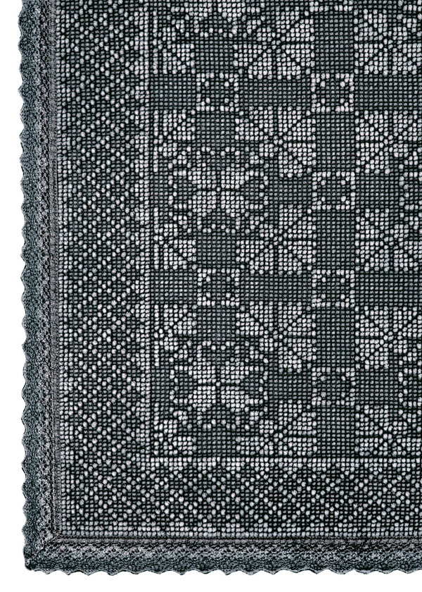 Коврик для ванной 70х100 Luxberry Vintage 1 серый