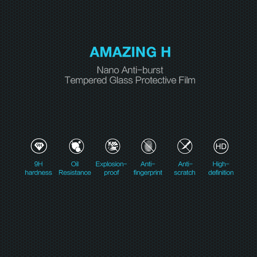 Защитное стекло с прозрачными рамками от Nillkin для iPhone 11 Pro Max и XS Max, серия H Anti-Explosion Glass Screen Protector