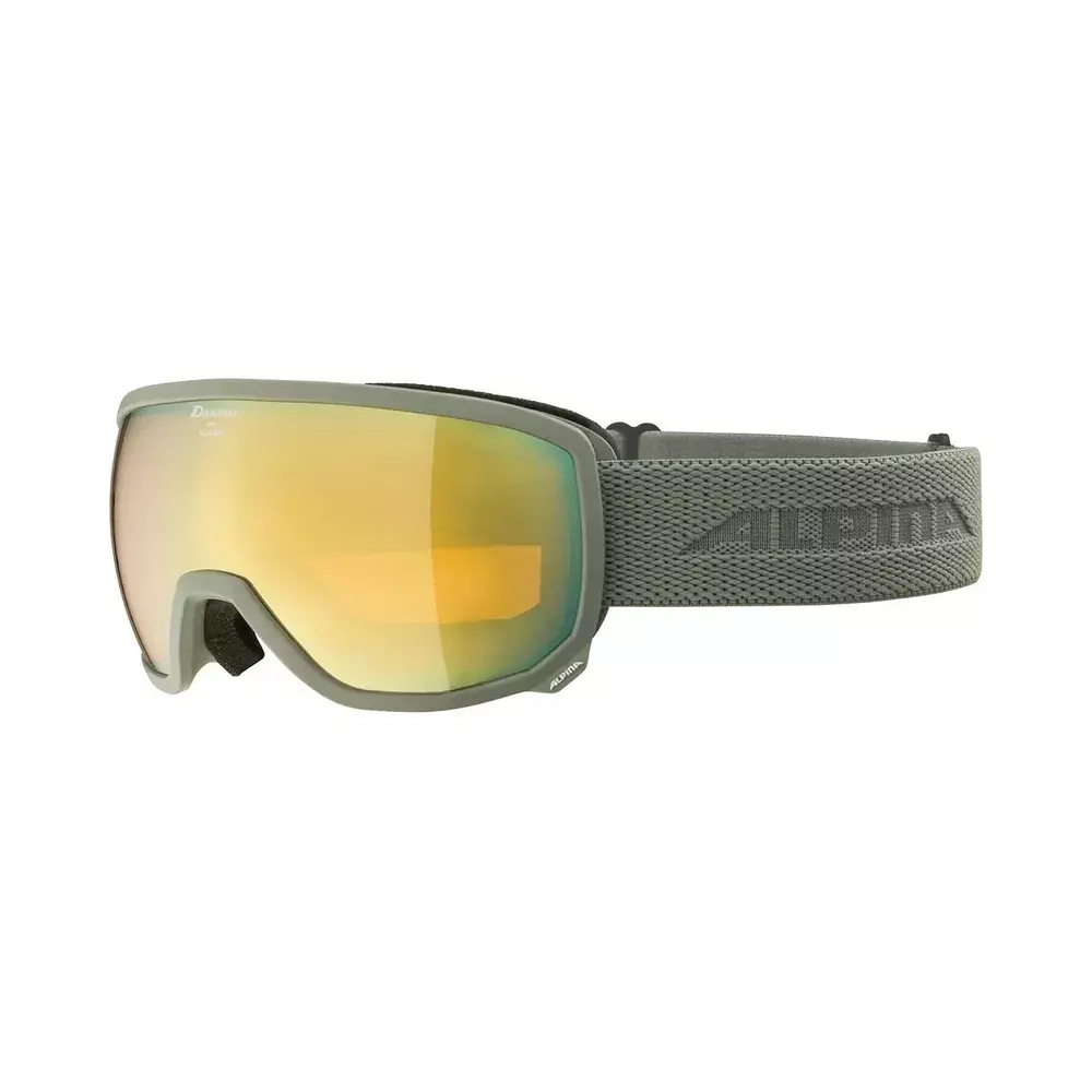 Очки горнолыжные Alpina 2022-23 Scarabeo Q-Lite Moon-Grey Matt (б/р)