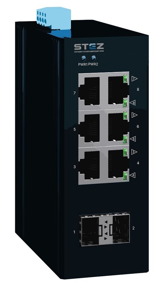 STEZ1006-2SFP-T, Промышленный коммутатор