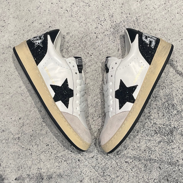 Кроссовки Golden Goose Sneakers white/black/glitter