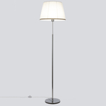 Citilux Линц CL402970 Торшер хром с белым абажуром