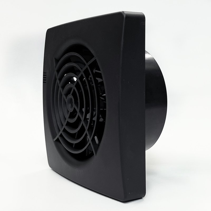 Накладной тонкий вентилятор Seicoi SMPS04-01 Black