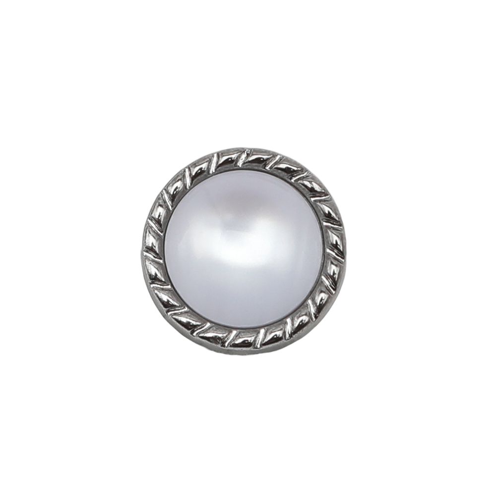 Пуговицы на ножке 16L=10 мм, (Nickel (никель)), 36 шт