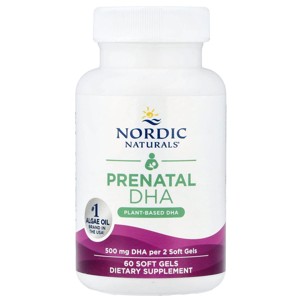 Nordic Naturals, пренатальная ДГК, 60 капсул (250 мг в 1 капсуле)