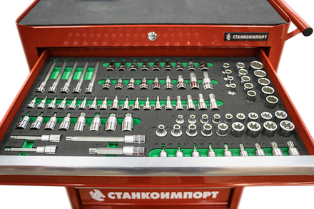 TTF-96R ложемент торцевых головок и бит 96 предметов