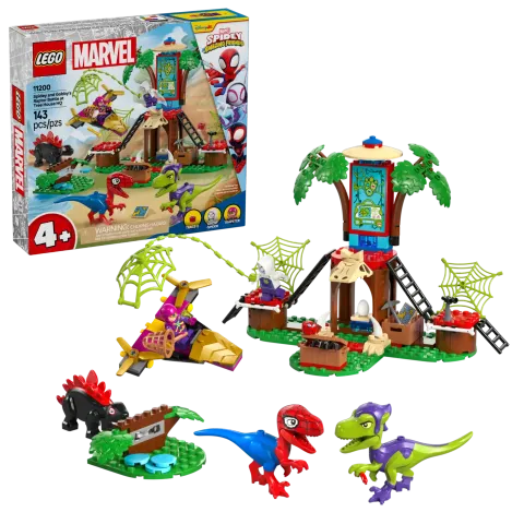 Конструктор LEGO Marvel 11200 Битва паука и Гобби-раптора в штаб-квартире Дома на дереве