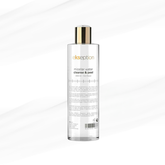 micellar water cleanse &peel, 400мл, Мицеллярная вода для очищения и снятия макияжа