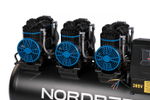 NORDBERG (NCEO100/750) Компрессор безмасляный 380 В, ресивер 100 л, 750 л/мин