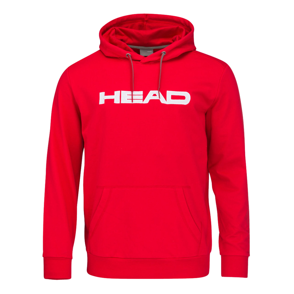 Мужская кофта теннисная HEAD Club Byron Hoody Men - Red, White