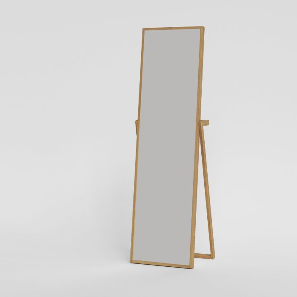 Зеркало напольное, 51x181x35, Баямо, массив дуба, натуральный