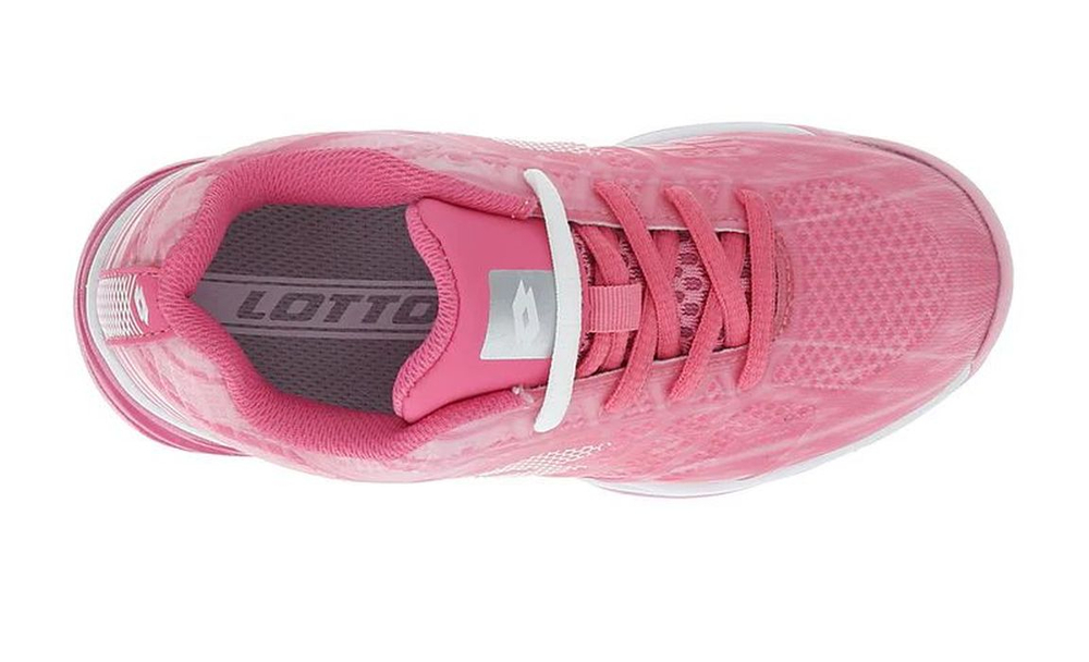 Juniorskie buty tenisowe Lotto Mirage 300 All Round Junior - wild orchid/all white/pink