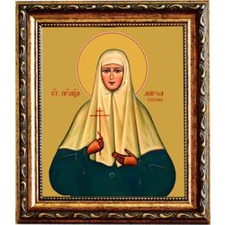 Марфа (Тестова), инокиня, преподобномученица. Икона на холсте.