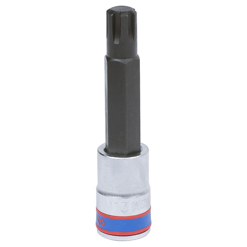 KING TONY (404913) Насадка (бита) торцевая 1/2", L = 100 мм, RIBE, M13