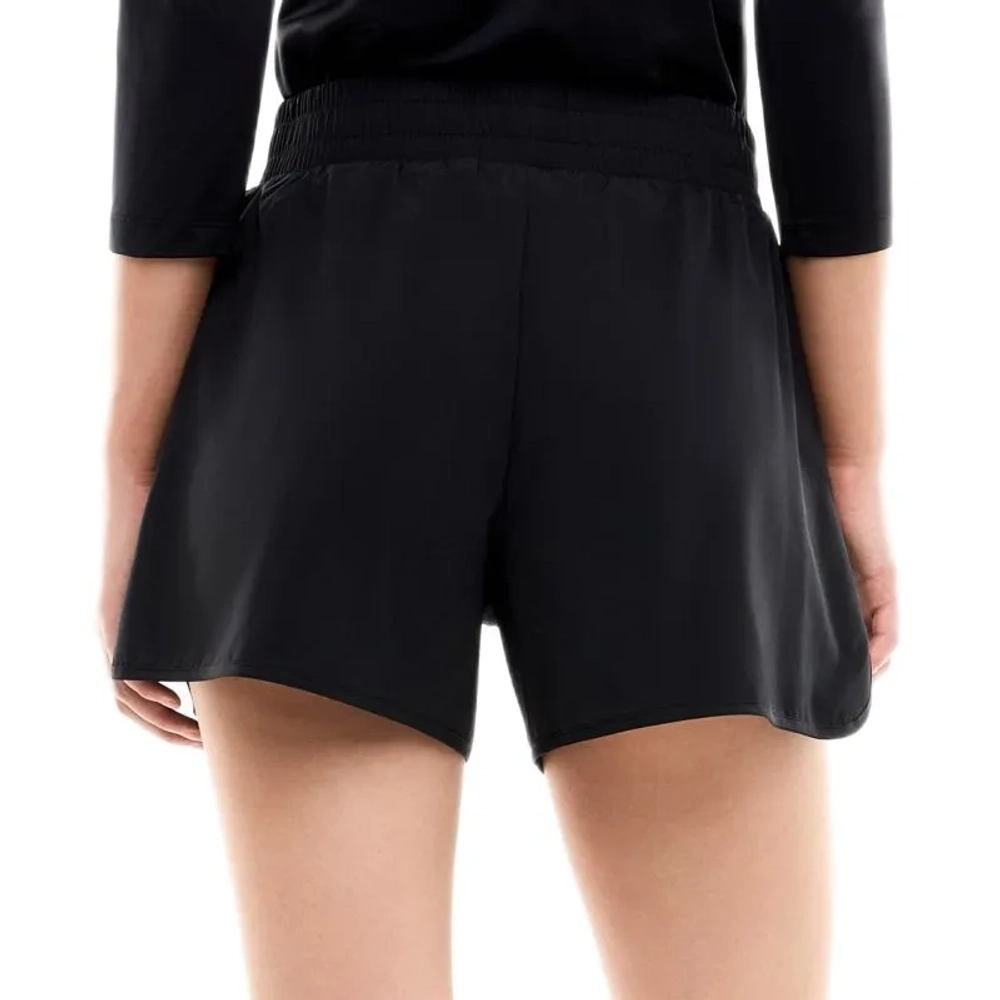 Женские теннисные шорты EA7 Woman Woven - black beauty