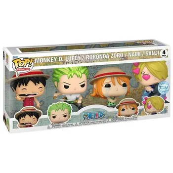 Funko POP! One Piece Refresh: Luffy Zoro Nami Sanji (4-Pack)