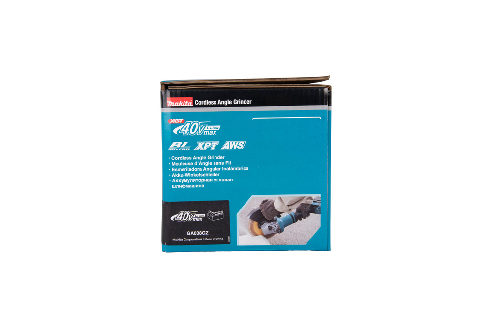 Аккумуляторная угловая шлифовальная машина Makita XGT BL 40В, 230 мм, GA038GZ