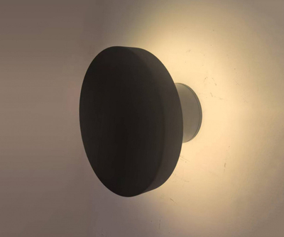09329,19 Настенный светильник уличный Мети черный  d16 h10 Led 12W (3000K). ТМ Kink Light