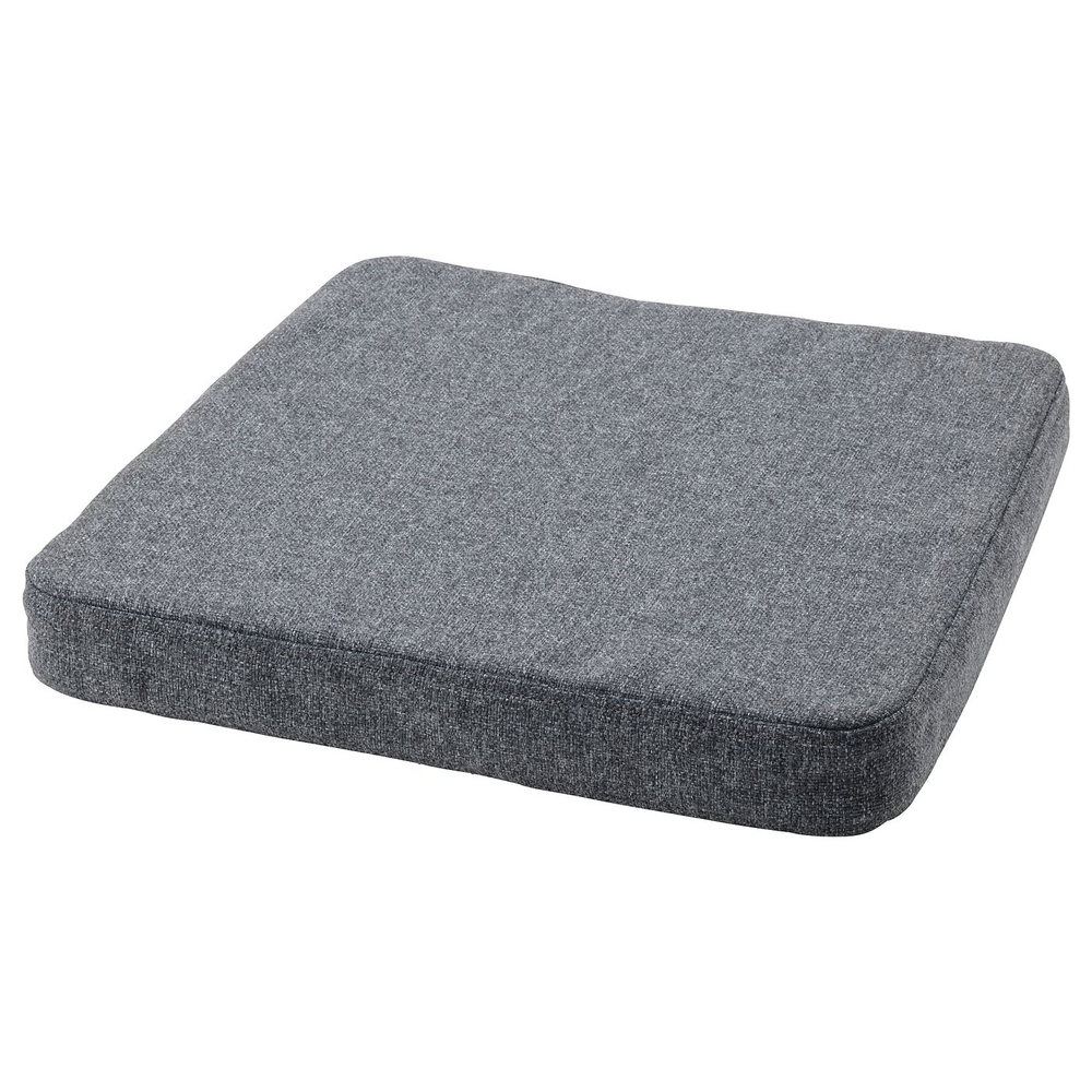 IKEA ÅKERVINDEFLY  (ИКЕА ОКЕРВИНДЕФЛИ)  -  Подушка на стул - серая 39/35x37x5 см