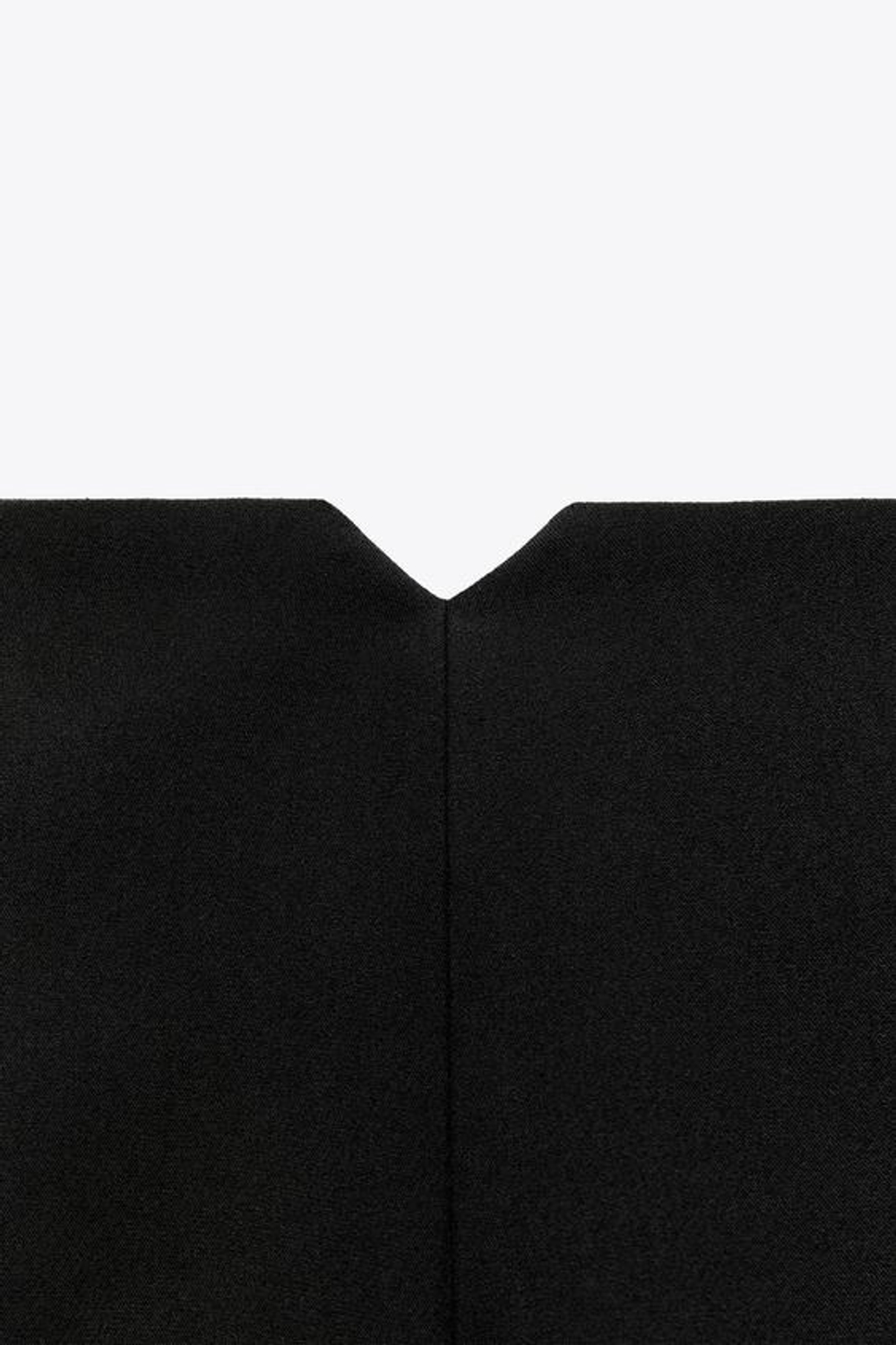 ZARA БРЮКИ С ВЫСОКОЙ ПОСАДКОЙ, ЧЕРНЫЙ