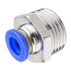 Фитинг для пластиковых трубок 8мм с наружной резьбой 1/2'' Forsage F-SPC08-04