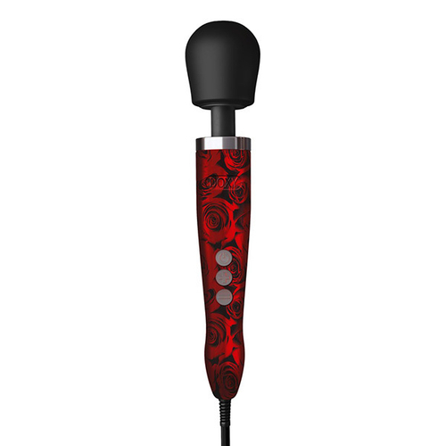 Вибратор-вонд 37см принт Розы Doxy Die Cast Massage Wand Roses